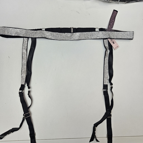 Victorias secret very sexy collection garter rhinestone - Picture 4 of 10